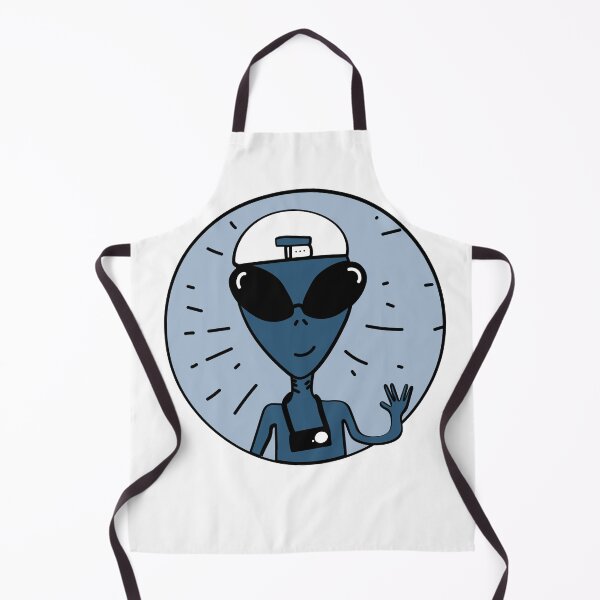 Item preview, Cool alien with white cap and shades designed and sold by Futuristics.
