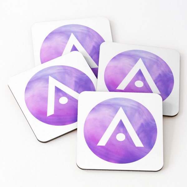 Item preview, Bright Purple Watercolor Aveda Logo designed and sold by Dalaura.