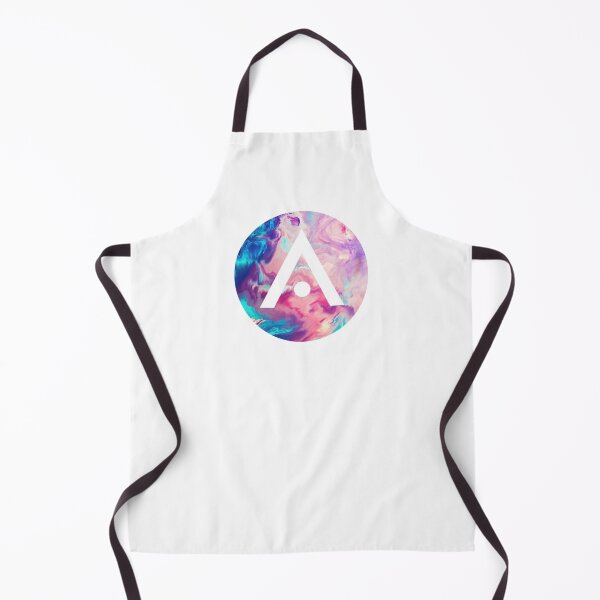Item preview, Blue and Pink Watercolor Aveda Logo designed and sold by Dalaura.