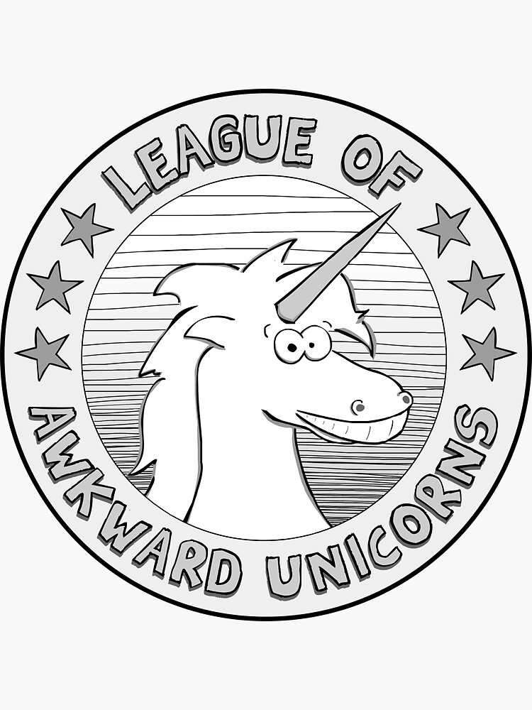 The League of Awkward Unicorns Official Gear by awkwardunicorns