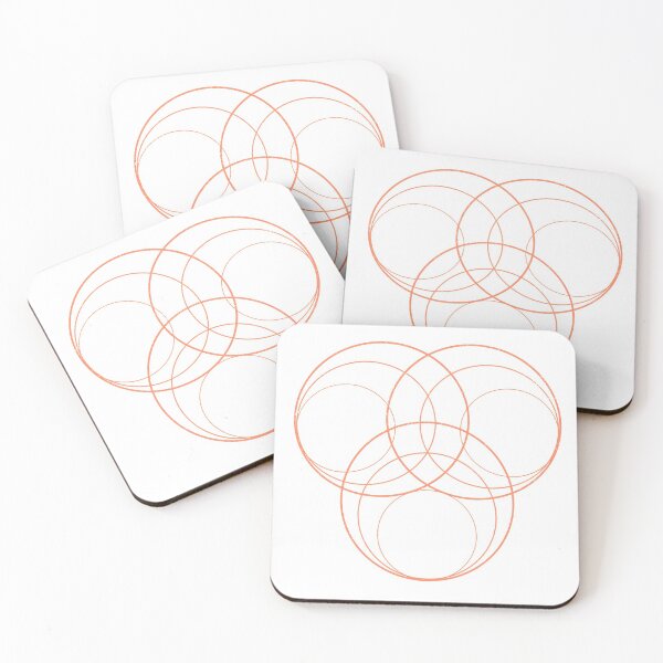 Item preview, Overlapping orange circles designed and sold by Futuristics.
