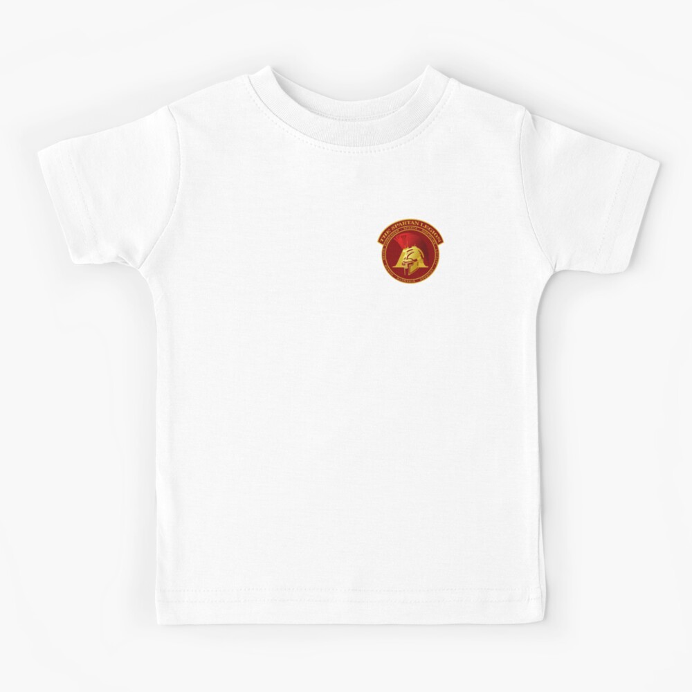 The Spartan Legion Gym Group 2 Kids T Shirt By Cmosimon Redbubble - group shirt 2 roblox