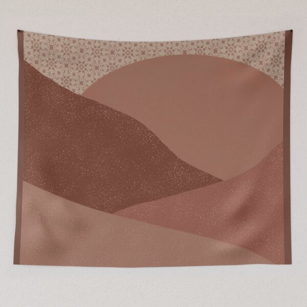 Item preview, Boho Retro Landscape designed and sold by StinaWatsDesign.