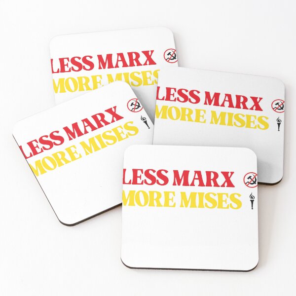 Item preview, Less Marx More Mises - anti comunist designed and sold by LibertarianSt.