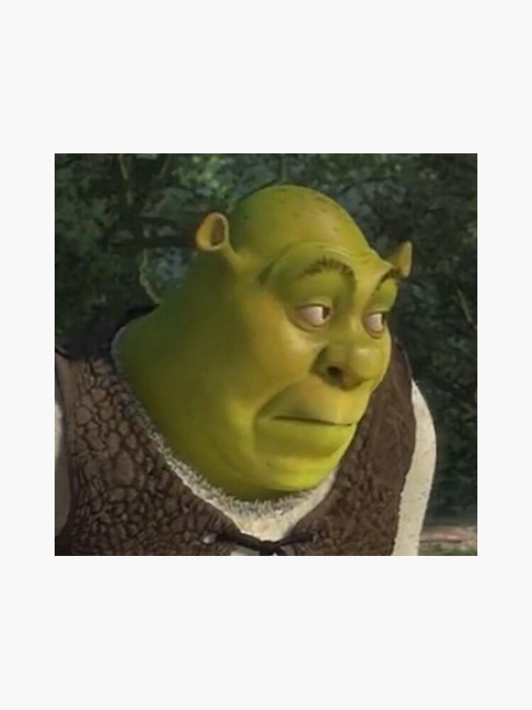 Shrek Face Meme Art Print for Sale by mylifeasgaia