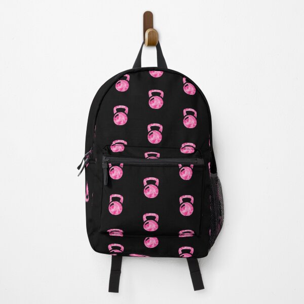 Item preview, Kettlebell Workout Icon - Pink Triangle Pattern Overlay designed and sold by dylanxh.