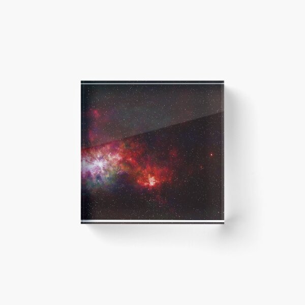 Item preview, Velvet red nebula glow, shiny cosmos, black, Milky way, Dark starry space, Galaxy, aesthetic outer space, universe designed and sold by August-E.