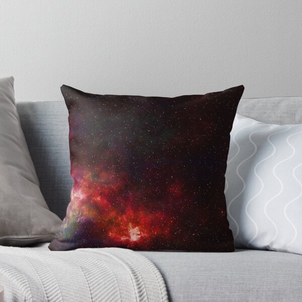 Item preview, Velvet red nebula glow, shiny cosmos, black, Milky way, Dark starry space, Galaxy, aesthetic outer space, universe designed and sold by August-E.