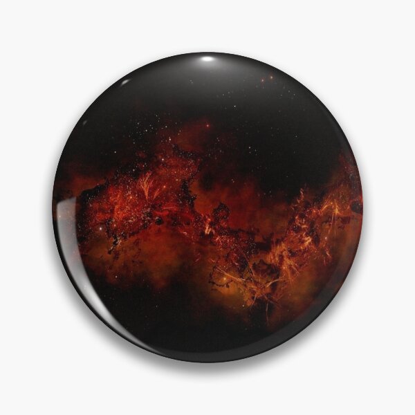 Item preview, Lava red nebula glow, shiny cosmos, black, Milky way, Dark starry space, Galaxy, aesthetic outer space, universe designed and sold by August-E.