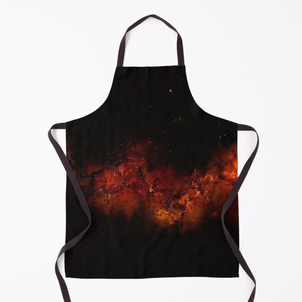 Item preview, Lava red nebula glow, shiny cosmos, black, Milky way, Dark starry space, Galaxy, aesthetic outer space, universe designed and sold by August-E.
