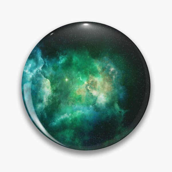 Item preview, Teal blue heart nebula cloud glow, shiny turquoise cosmos, black, Milky way, Dark starry space, Galaxy, aesthetic outer space, universe designed and sold by August-E.