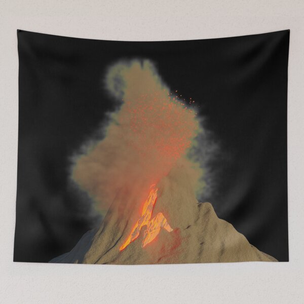 Aperçu de l'œuvre Éruption de la montagne volcanique créée et vendue par bradm50.