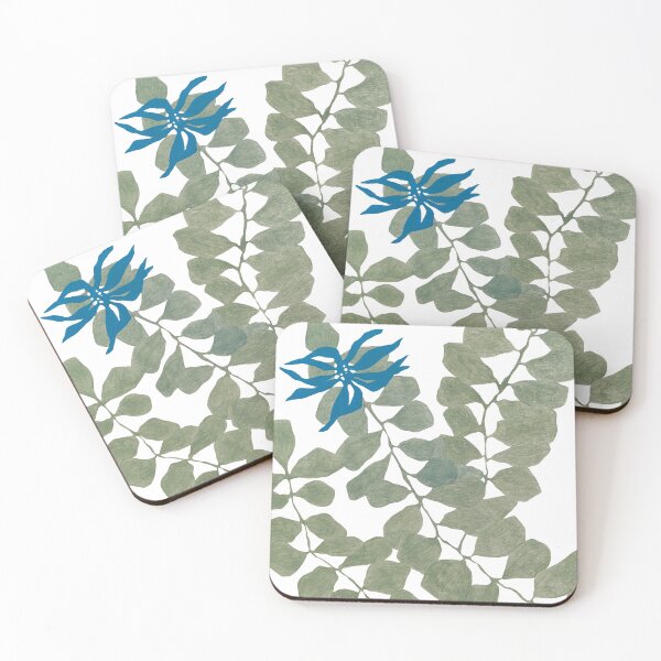 Item preview, Silhouette of Leaves, Night Shadows, Muted Leaf designed and sold by trishsierer.