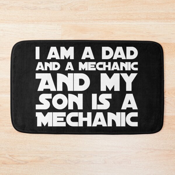 Item preview, mechanic dad and son designed and sold by joshua pierre.