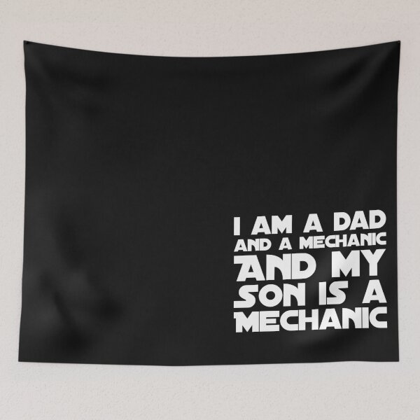 Item preview, mechanic dad and son designed and sold by joshua pierre.