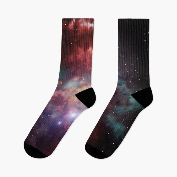 Item preview, Color cloud blast, nebula glow, shiny cosmos, red, blue, light glow, black, Milky way, Dark starry space, Galaxy, aesthetic outer space, universe designed and sold by August-E.