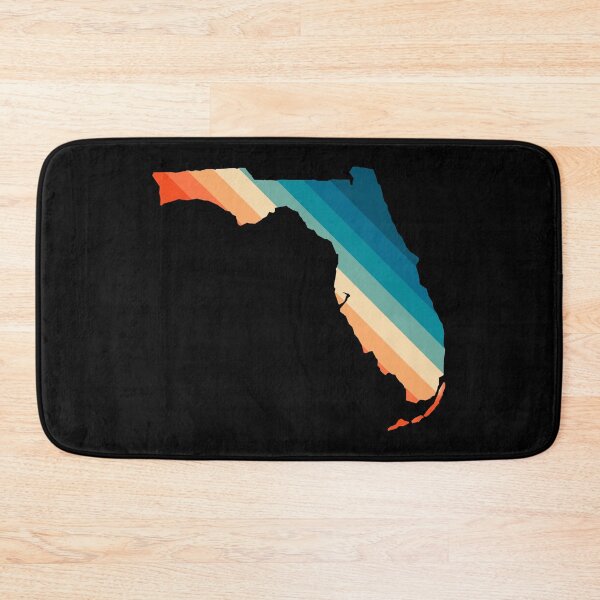 Item preview, Florida State Retro Map designed and sold by Texterns.