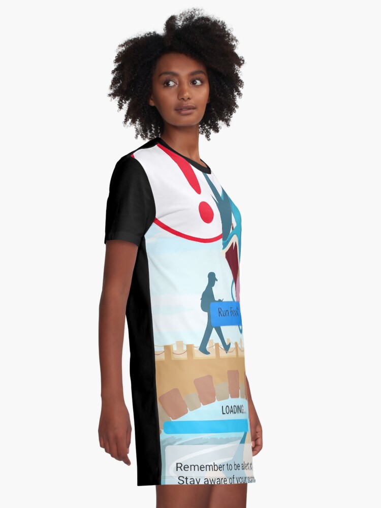 Alternate view of WARNING!!! Graphic T-Shirt Dress