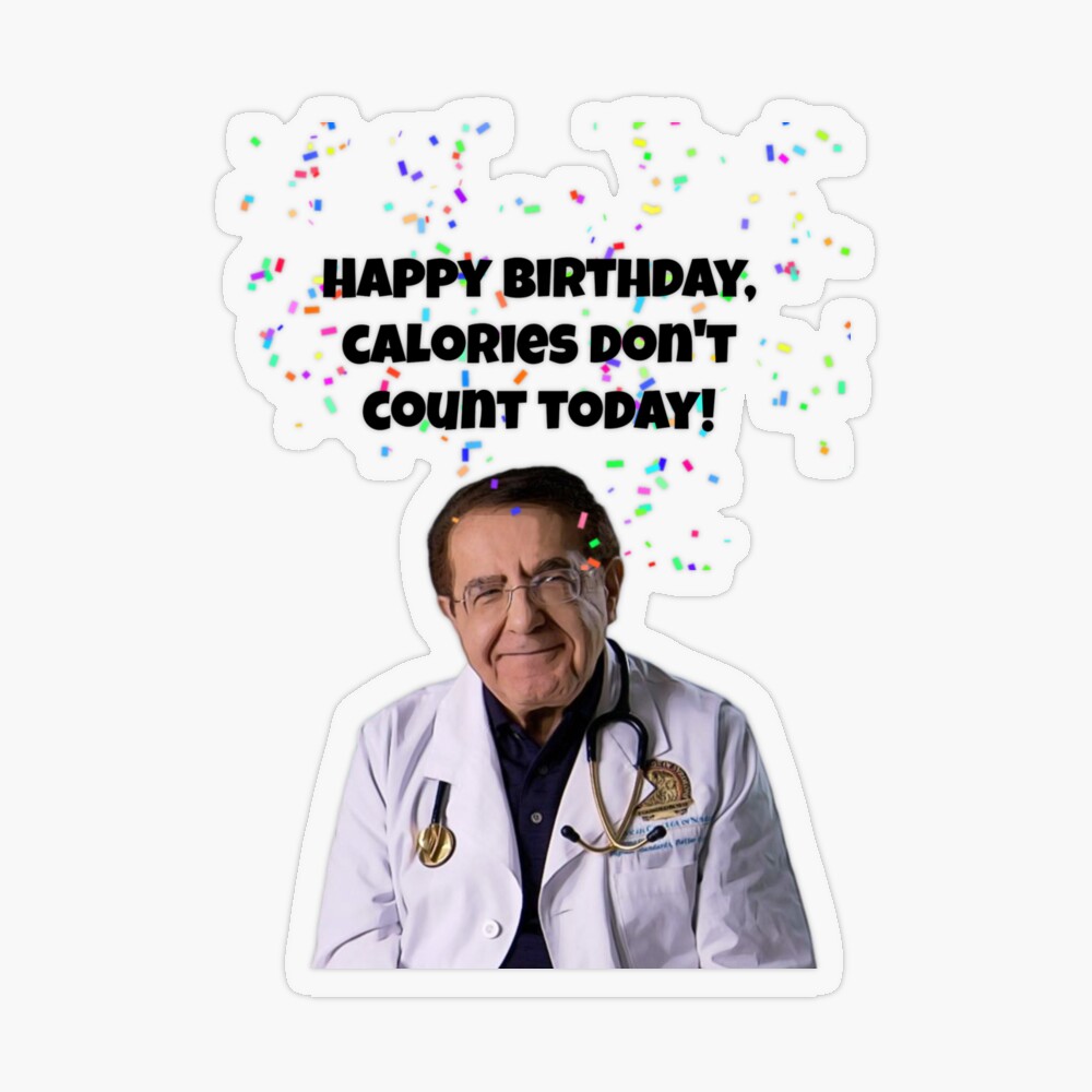 Dr Now Birthday Card // Dr. Nowzaradan Diet // My 600lb Life -  Israel