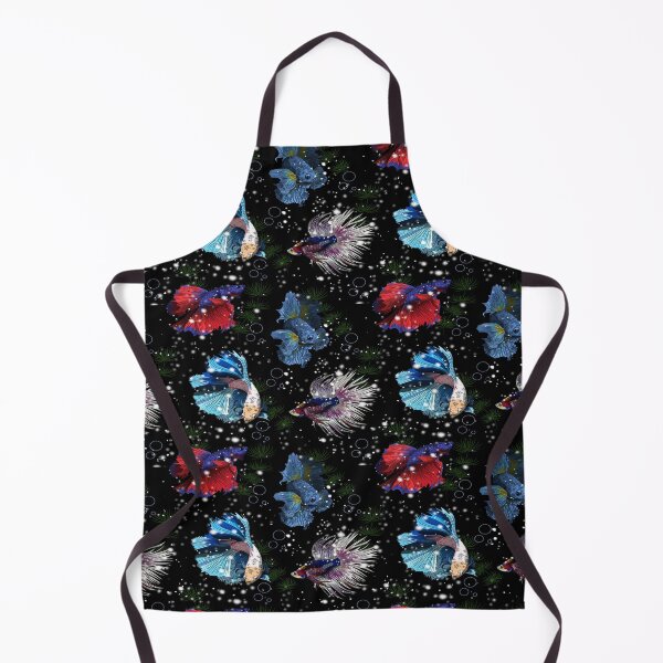 Item preview, Male Beta Fish Various Colors on Black Background designed and sold by Darcy777.