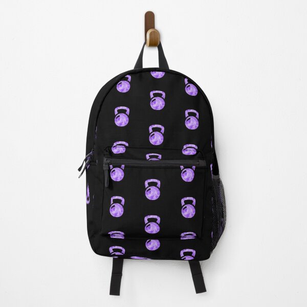 Item preview, Kettlebell Workout Icon - Purple Triangle Pattern Overlay designed and sold by dylanxh.