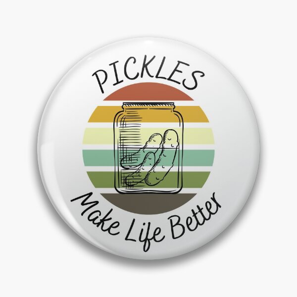 Item preview, Pickles Make Life Better Retro Sunset designed and sold by JDWCreations.