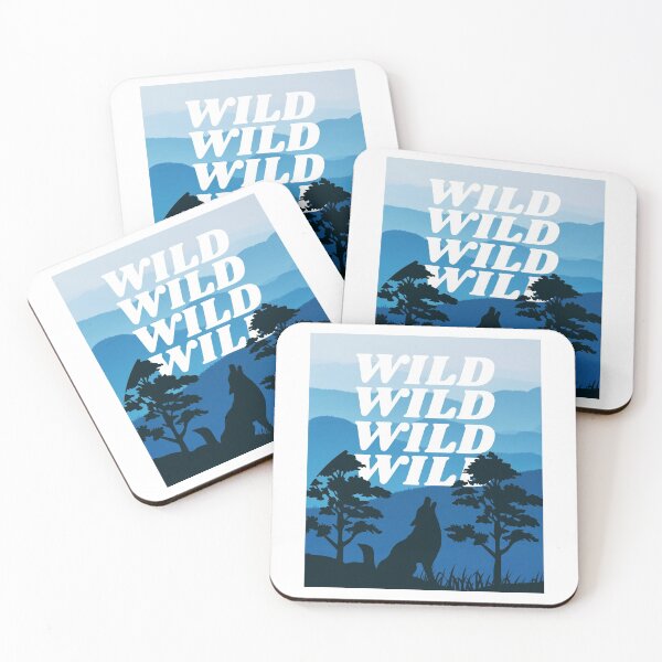 Item preview, WILD WILD WILD WILD Howling Wolf in the Mountains designed and sold by ShowMePrints.
