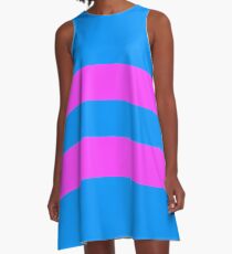 SHIRT AND DRESS INSPIRED BY FRISK FROM UNDERTALE A-Line Dress