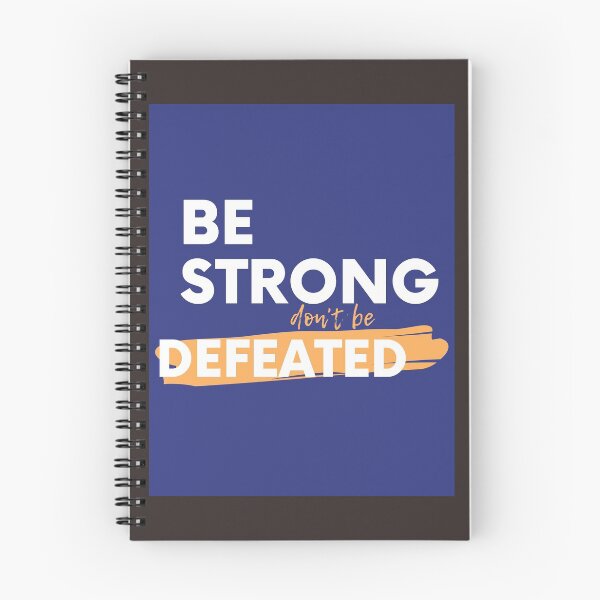 Item preview, Be strong , don't be defeated t-shirt designed and sold by aplledisnie.