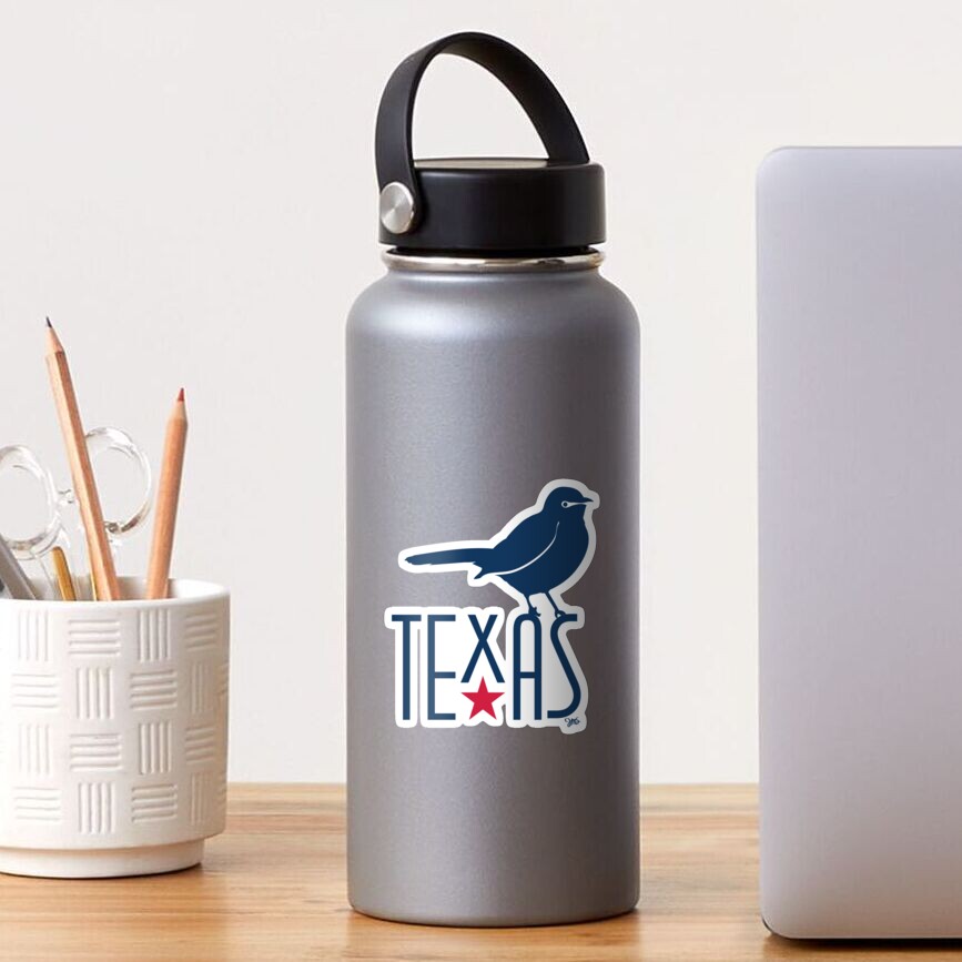 Symbols of Texas - Mockingbird Sticker