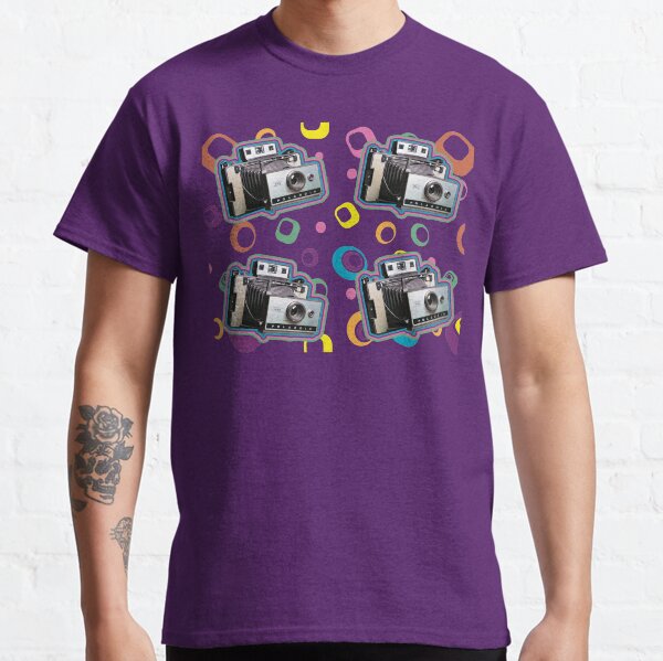 Polaroid Pop Art: Polaroid on Modern Color Pattern Classic T-Shirt