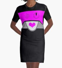 HEART TO HEART DRESS - INSPIRED BY METTATON EX FROM UNDERTALE Graphic T-Shirt Dress