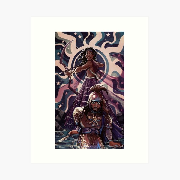 Apollo & Hektor Art Print