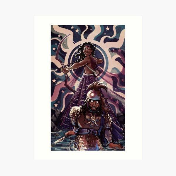 Apollo & Hektor Art Print