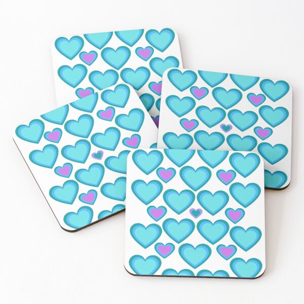Item preview, Blue Hearts designed and sold by ArtAndTell.