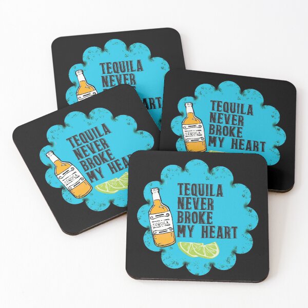 Item preview, Tequila Never Broke My Heart. Black Print designed and sold by luvmhykdesigns.