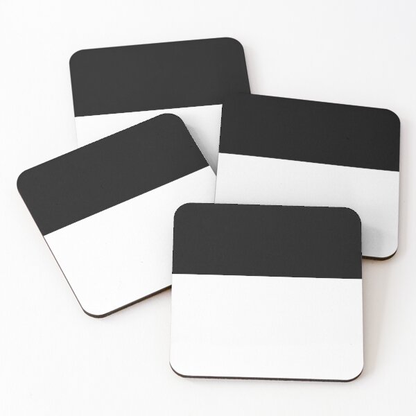 Item preview, White Black Color Block designed and sold by wordznart.