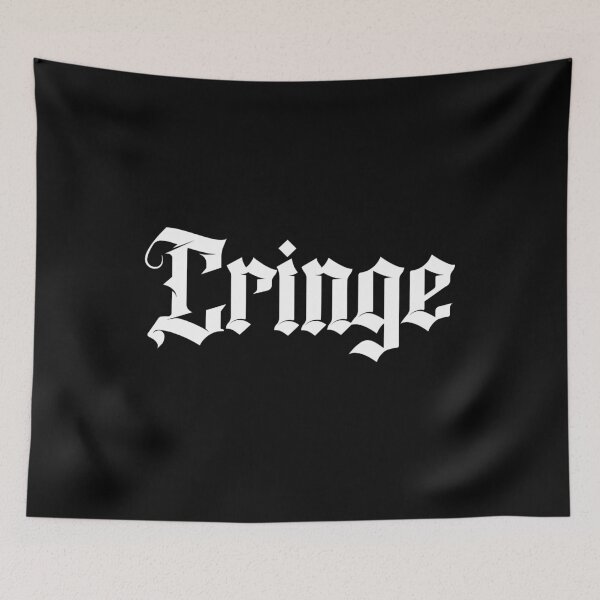 Item preview, Cringe black n white designed and sold by LAST WEEK'S STOLEN AESTHETICS.