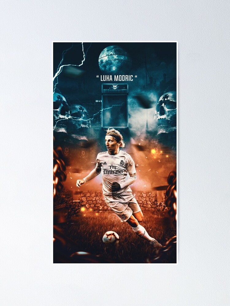 Poster Modric con marco 20x30 cm