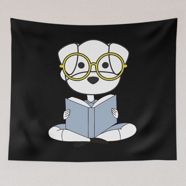 Item preview, un perro estudiando designed and sold by November17th.