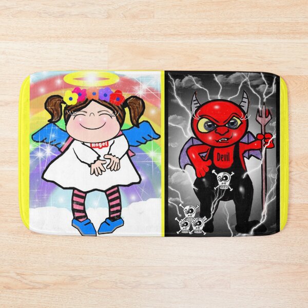 Item preview, Angel and Devil  designed and sold by Shirley cute art .