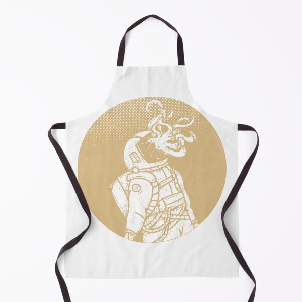 Item preview, Alien octopus attacking astronaut designed and sold by Futuristics.