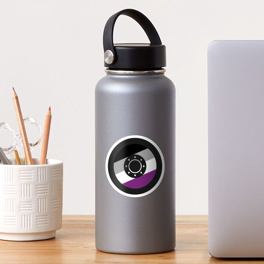 Asexual Shield Sticker