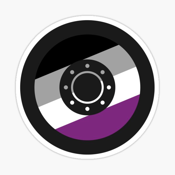 Asexual Shield Sticker