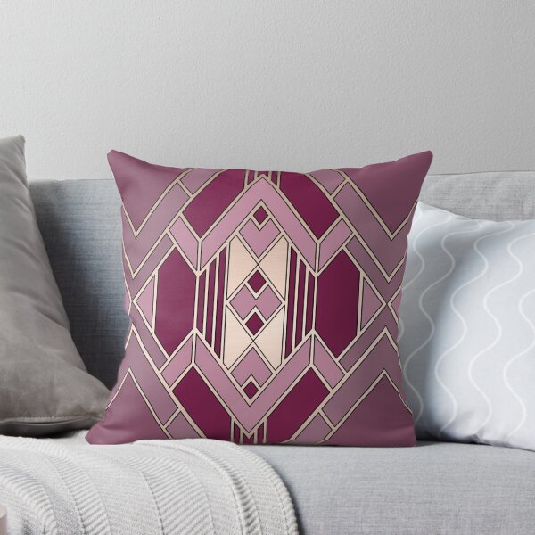 Item preview, Mauve and berry art deco designed and sold by MLD112.