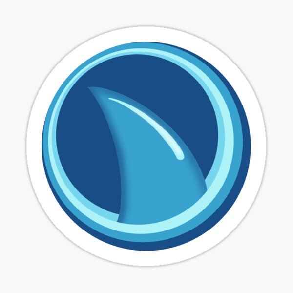 Item preview, Shark Fin Blue designed and sold by JAWSCreatives.