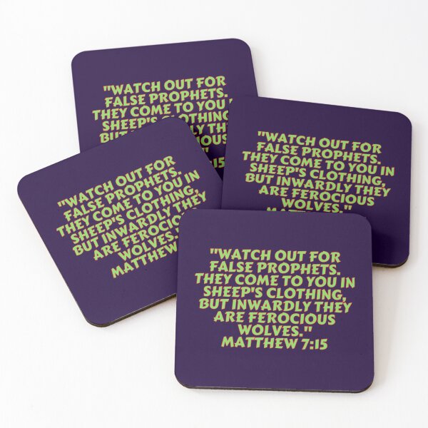 Item preview, Bible Verse Matthew 7:15 designed and sold by Prayingwarrior.