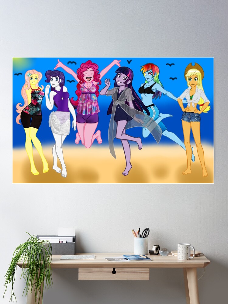 MLP Equestria Girls Swimwear Photographic Print for Sale by