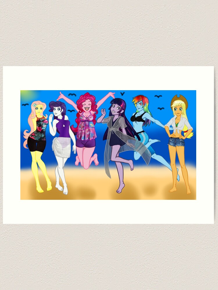 MLP Equestria Girls Swimwear Photographic Print for Sale by