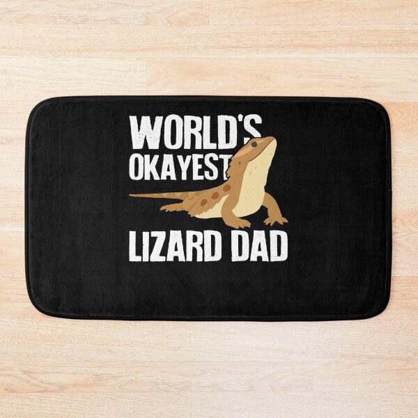 Item preview, World's Okayest Lizard Dad designed and sold by Clara Hollins.